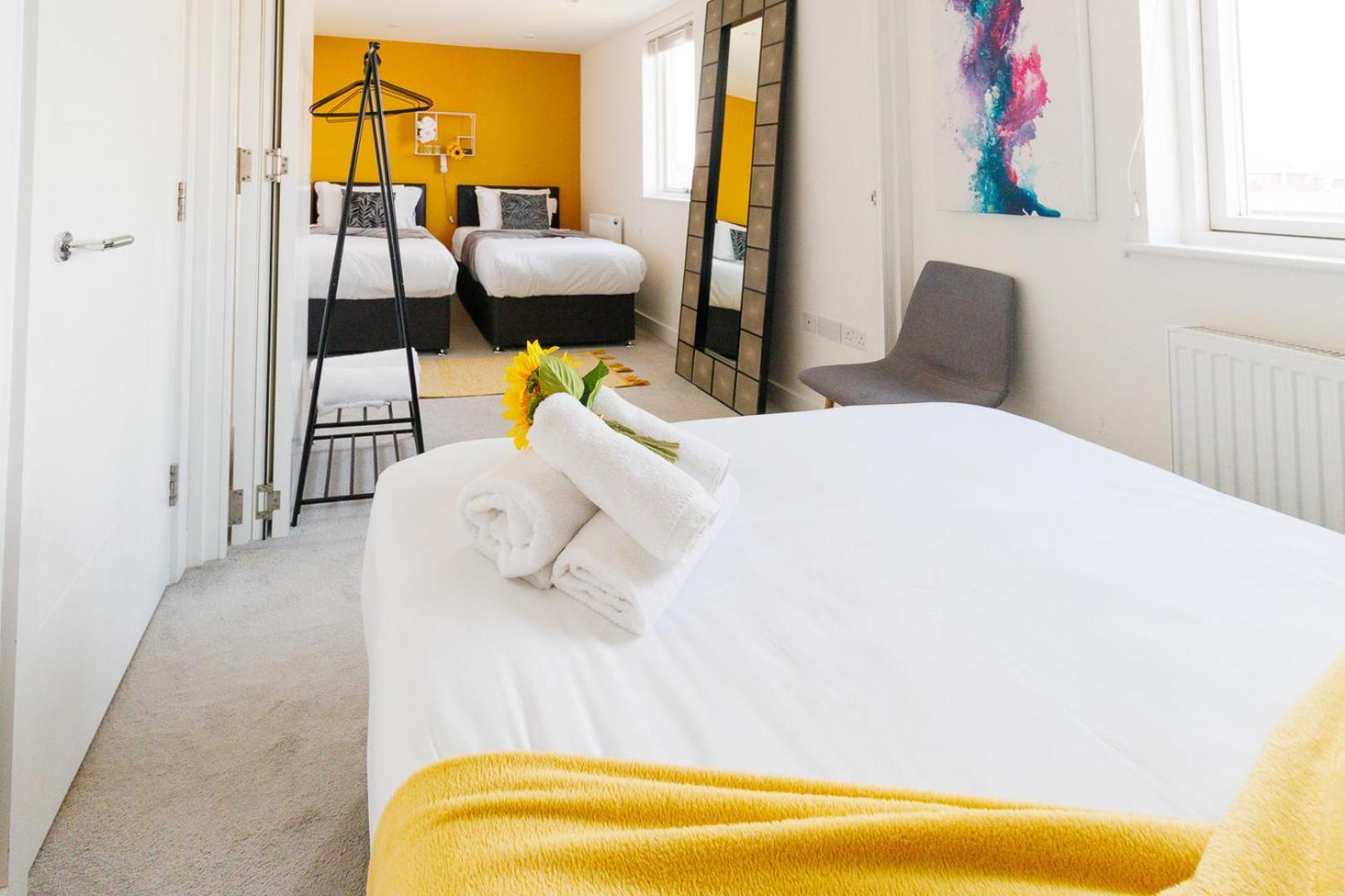 City Centre, Sleeps 7, Stunning Views & Parking, Interconnected Rooms Long Stay Work Contractor Leisure, Diamond Penthouse Cambridge Exterior foto
